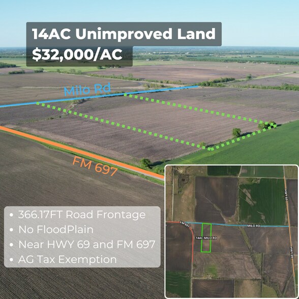 TBD Milo Rd, Whitewright, TX à vendre - Photo de l’immeuble – Image 1 sur 5