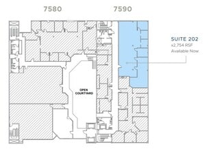 7590 Fay Ave, La Jolla, CA à louer Plan d’étage– Image 1 sur 1