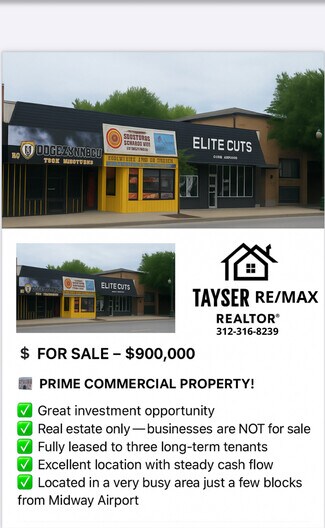 Plus de détails pour 4342-4346 W 63rd St, Chicago, IL - Local commercial à vendre