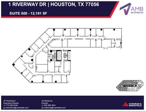 1 Riverway, Houston, TX à louer Plan d’étage– Image 1 sur 1