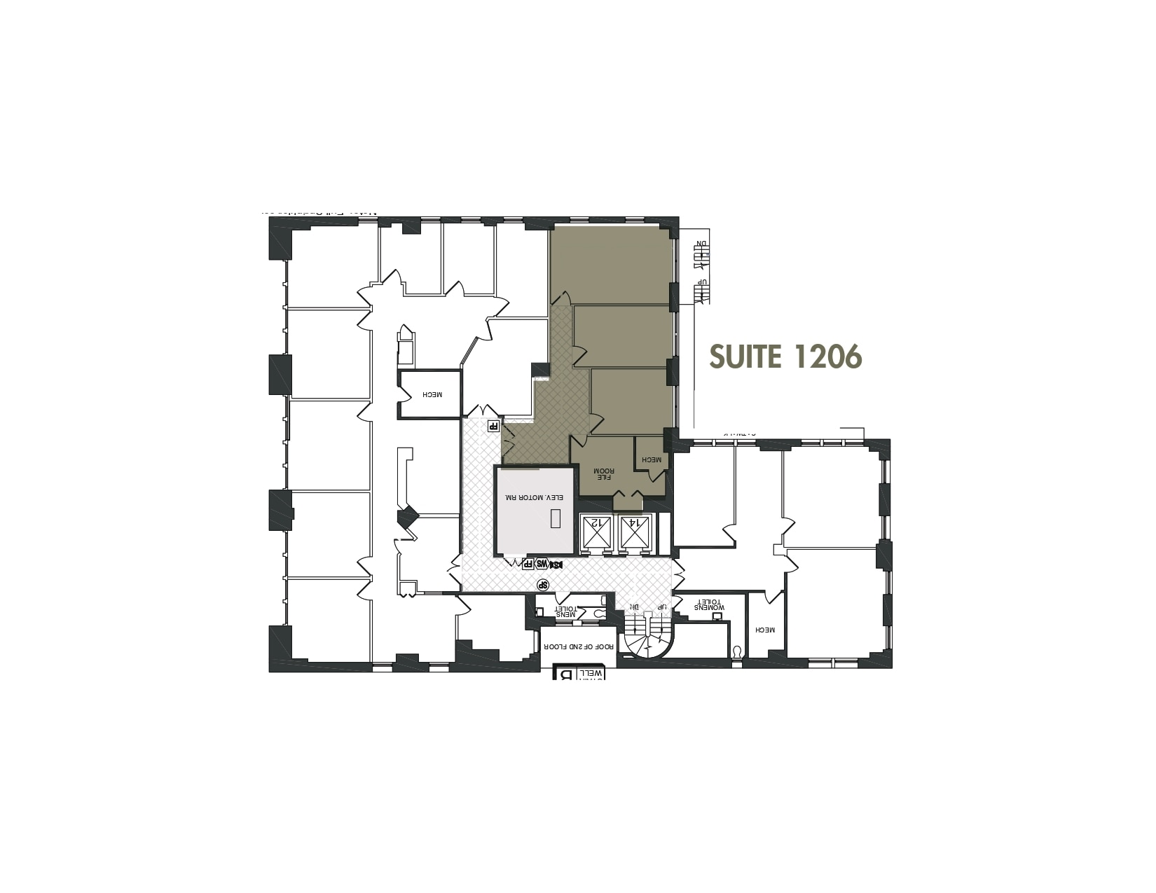 20 Vesey St, New York, NY à louer Plan d’étage– Image 1 sur 1
