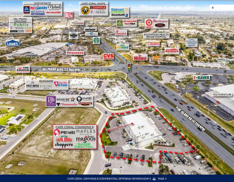 1511 NE Pine Island Rd, Cape Coral, FL à vendre - Photo de l’immeuble – Image 2 sur 5
