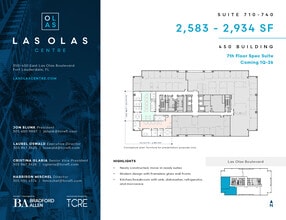 450 E Las Olas Blvd, Fort Lauderdale, FL à louer Plan d’étage– Image 2 sur 2