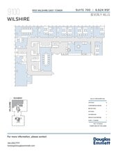 9100 Wilshire Blvd, Beverly Hills, CA à louer Plan d’étage– Image 1 sur 1