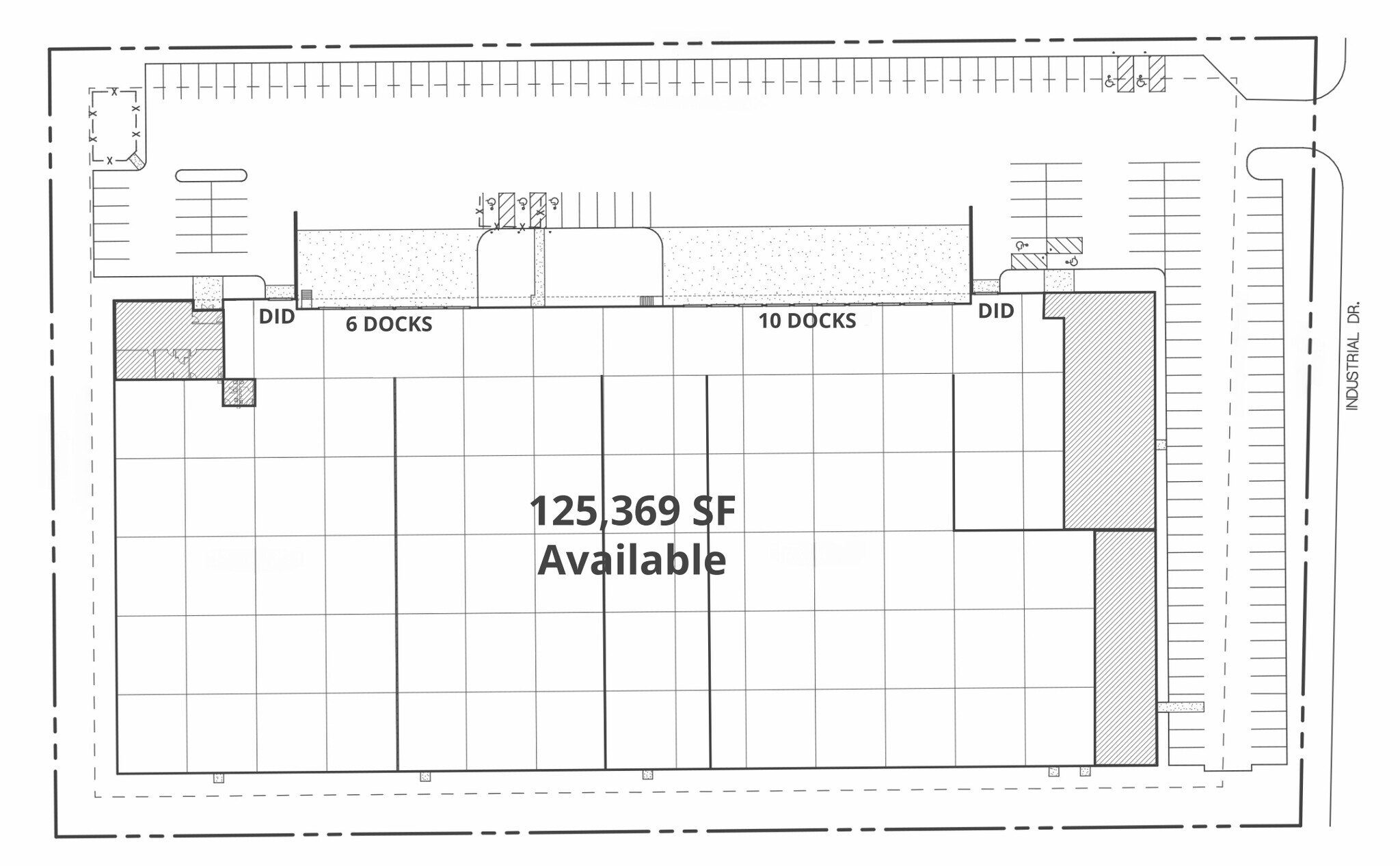 320-360 Industrial Dr, West Chicago, IL à louer Plan d’étage– Image 1 sur 1