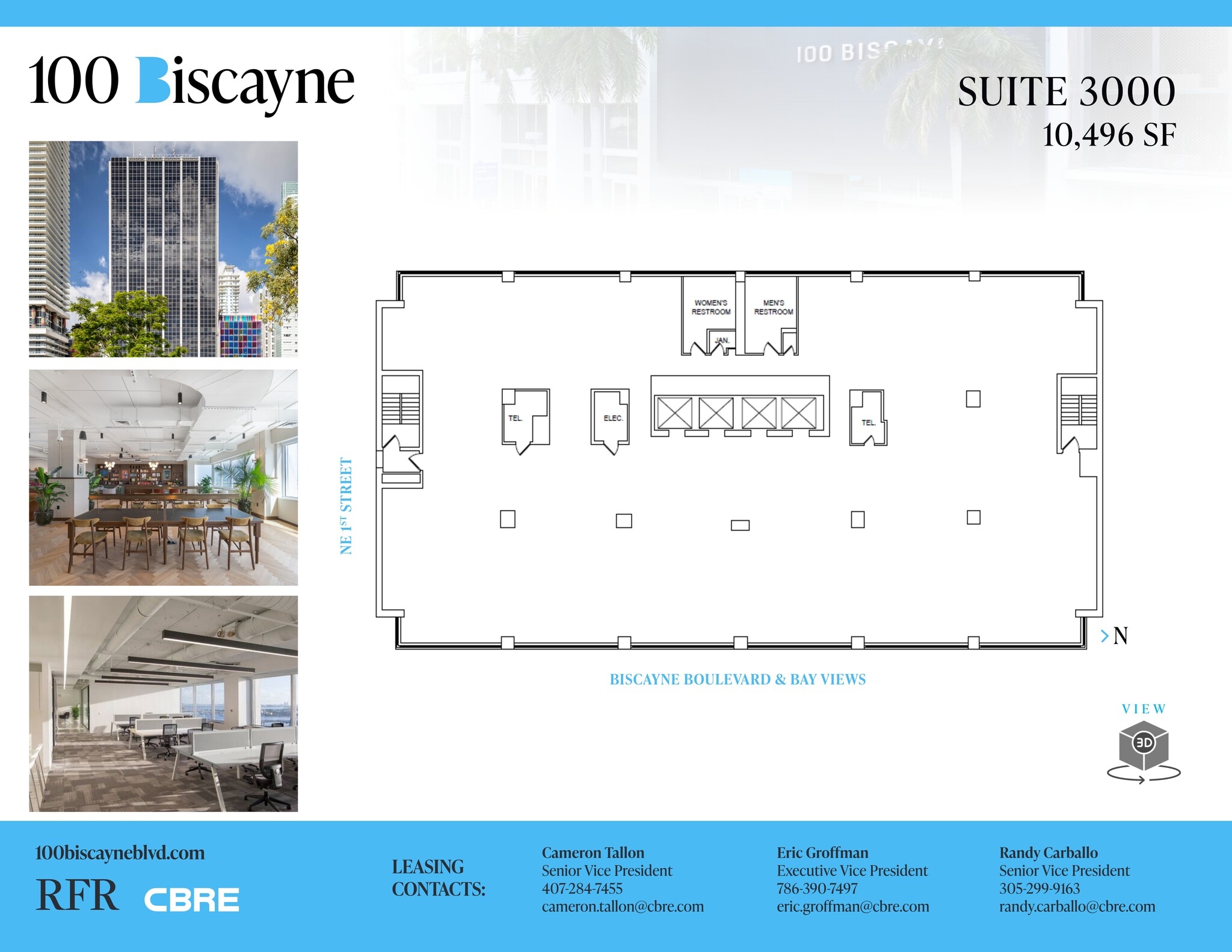 100 N Biscayne Blvd, Miami, FL à louer Plan de site– Image 1 sur 1