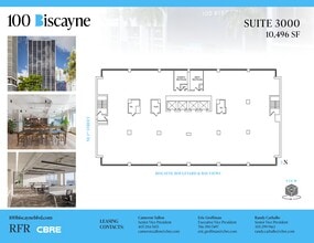 100 N Biscayne Blvd, Miami, FL à louer Plan de site– Image 1 sur 1