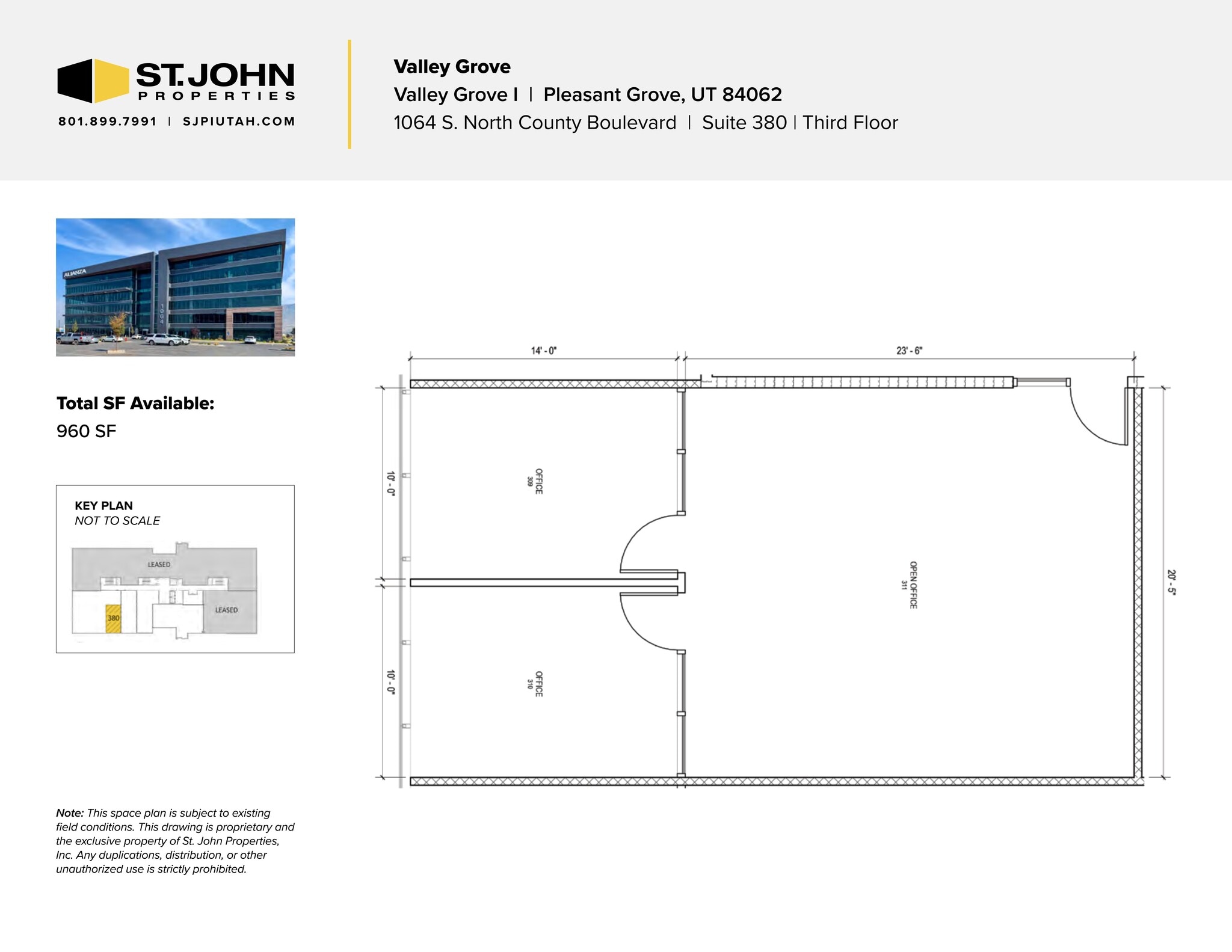 1064 S North County Blvd, Pleasant Grove, UT à louer Plan de site– Image 1 sur 1