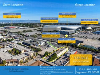 Plus de détails pour 945 S Prairie Ave, Inglewood, CA - Local commercial à vendre
