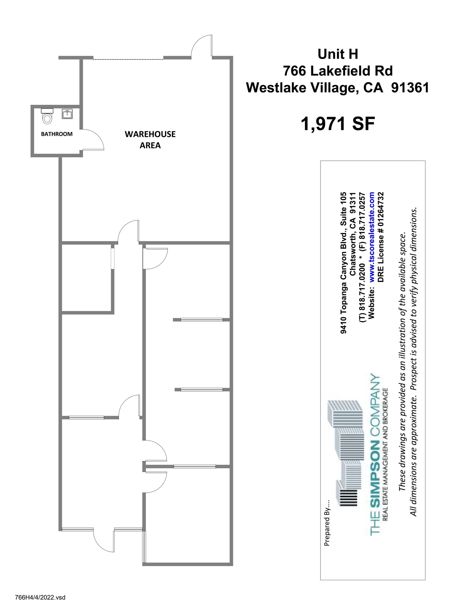 766 Lakefield Rd, Westlake Village, CA à louer Plan de site– Image 1 sur 1