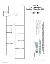 766 Lakefield Rd, Westlake Village, CA à louer Plan de site– Image 1 sur 1