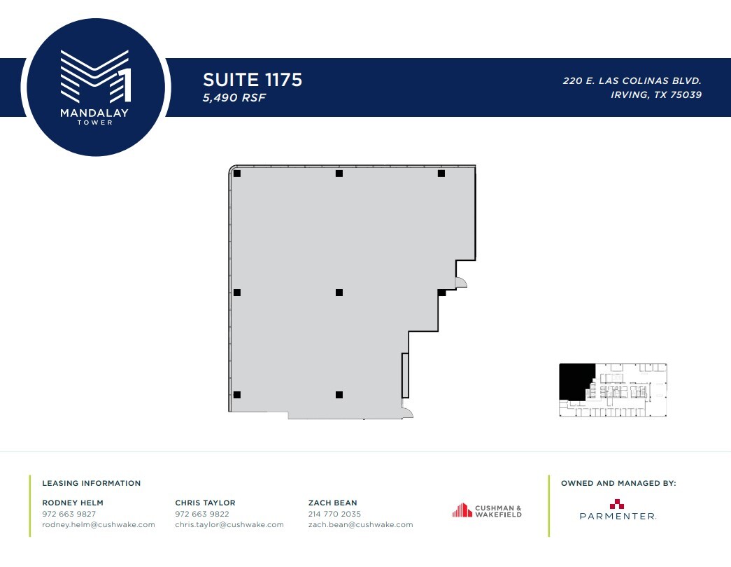 220 E Las Colinas Blvd, Irving, TX à louer Plan d’étage– Image 1 sur 1