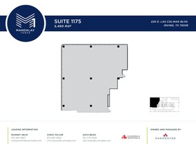 220 E Las Colinas Blvd, Irving, TX à louer Plan d’étage– Image 1 sur 1