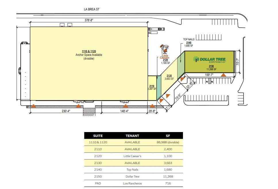 1853-1855 Main St, Ramona, CA à louer Plan de site– Image 1 sur 1