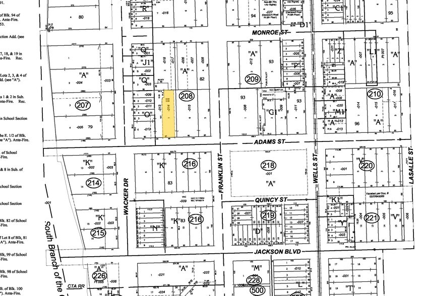 318 W Adams St, Chicago, IL à louer - Plan cadastral – Image 2 sur 25