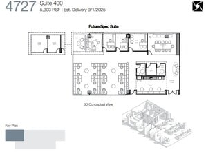 4727 Executive Dr, San Diego, CA à louer Plan d’étage– Image 2 sur 2