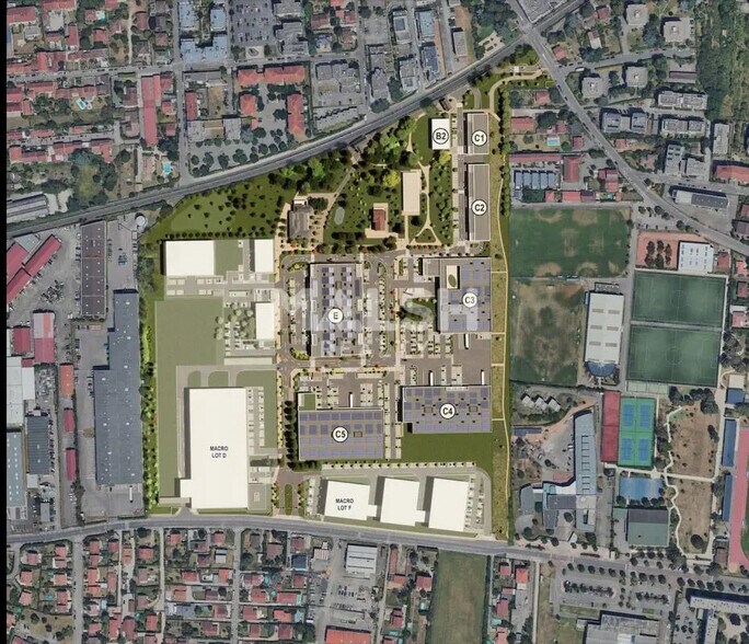 26 Rue Hector Berlioz, Décines-Charpieu à louer - Plan de site – Image 3 sur 27