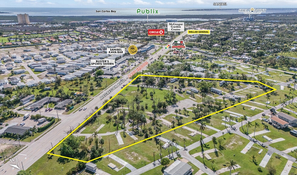 16600 McGregor Blvd, Fort Myers, FL à vendre - Aérien – Image 2 sur 8