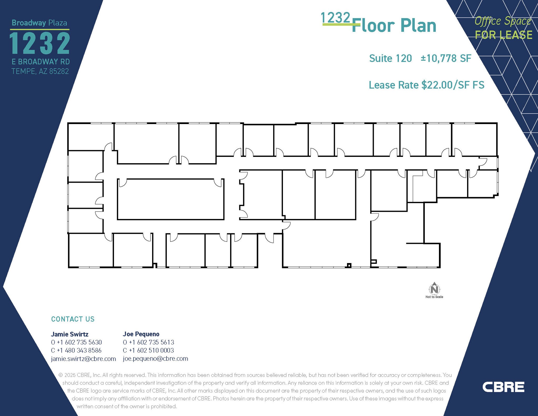 1232 E Broadway Rd, Tempe, AZ à louer Plan d’étage– Image 1 sur 1