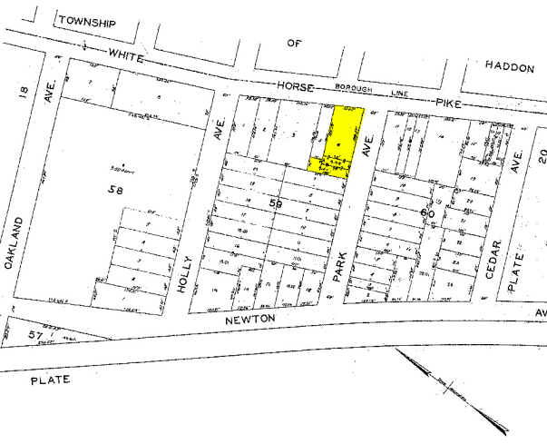 918-920 White Horse Pike, Oaklyn, NJ à louer - Plan cadastral – Image 3 sur 3