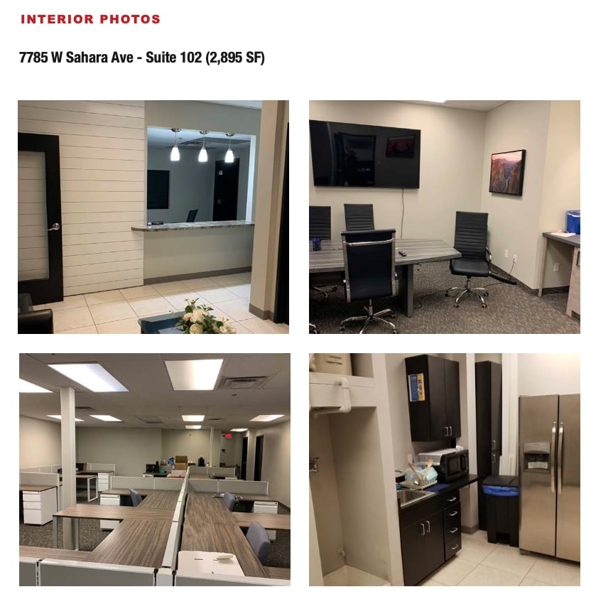 7785 W Sahara Ave, Las Vegas, NV à louer Photo intérieure– Image 1 sur 2