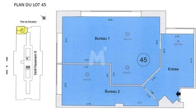 Bureau dans Lieusaint à vendre Plan d’étage– Image 1 sur 1