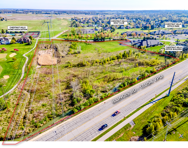 1102 Chestnut Hills Parkway, Fort Wayne, IN à vendre - Aérien – Image 3 sur 6