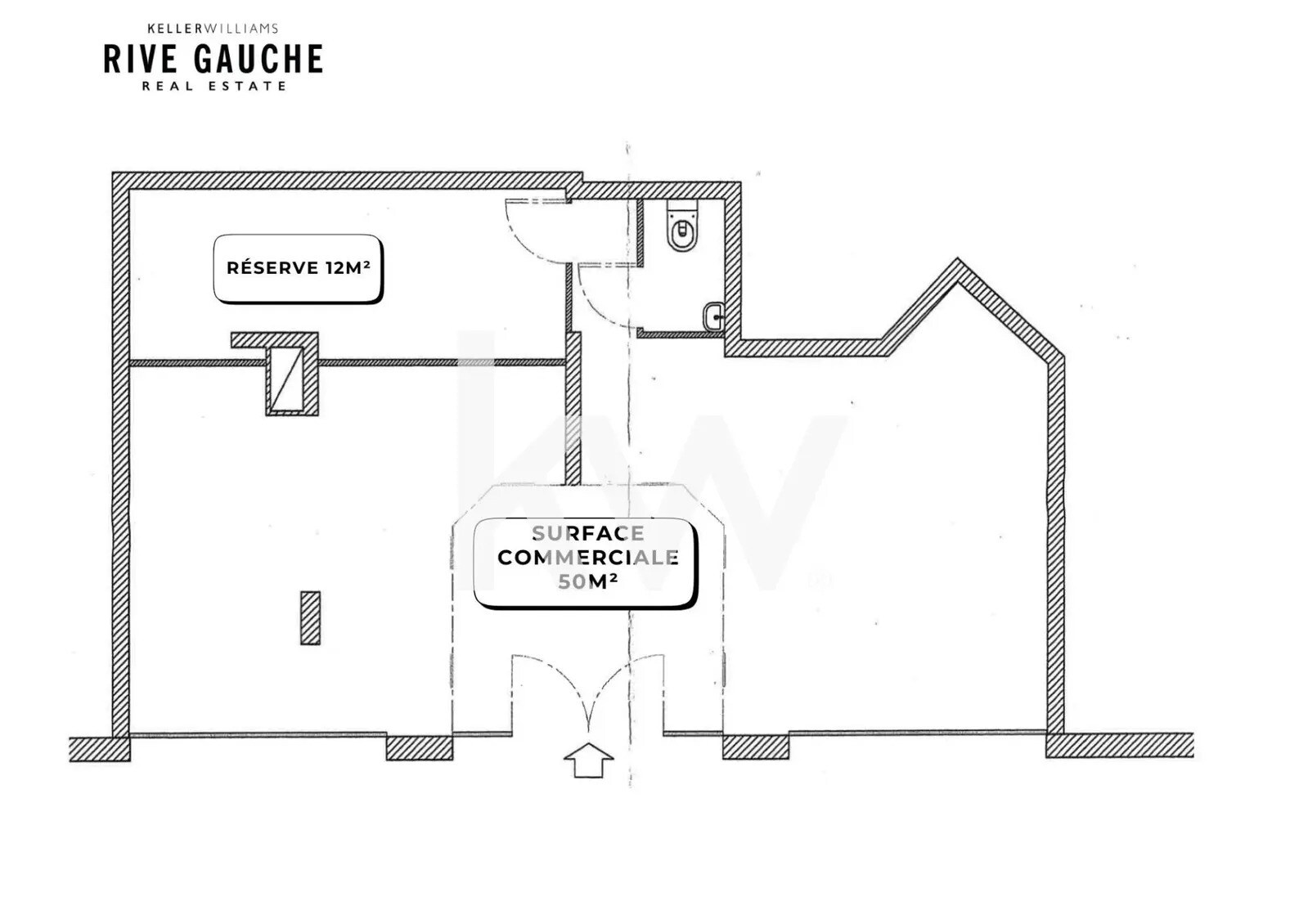 Local commercial dans Issy-les-Moulineaux à louer Plan d’étage– Image 1 sur 2