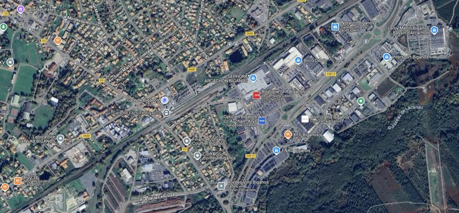 Terrain dans Biganos à vendre Aérien– Image 1 sur 2