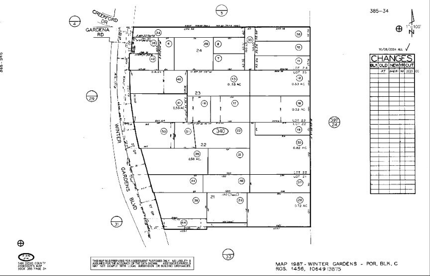 8825 Winter Gardens Blvd, Lakeside, CA à louer - Plan cadastral – Image 2 sur 3