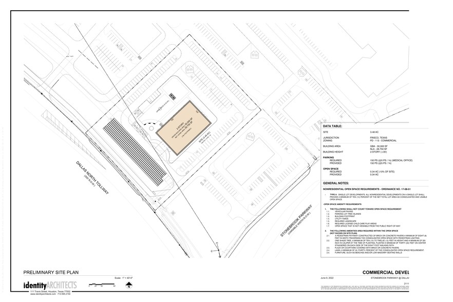 NEC Stonebrook, Frisco, TX à louer - Plan de site – Image 2 sur 3