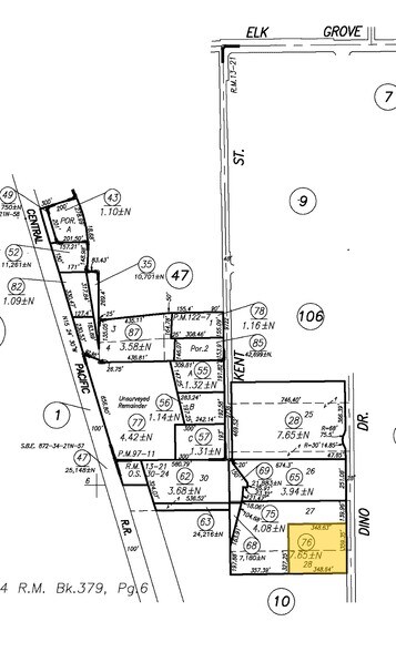 9824 Dino Dr, Elk Grove, CA à louer - Plan cadastral – Image 3 sur 3