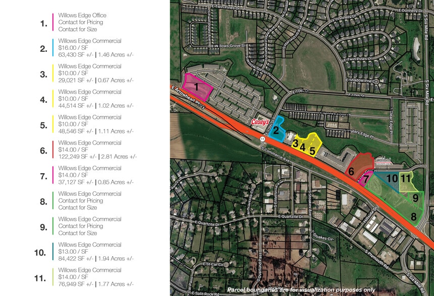 E. Arrowhead Pkwy & S. Hillside Dr, Sioux Falls, SD à vendre - Plan de site – Image 2 sur 24
