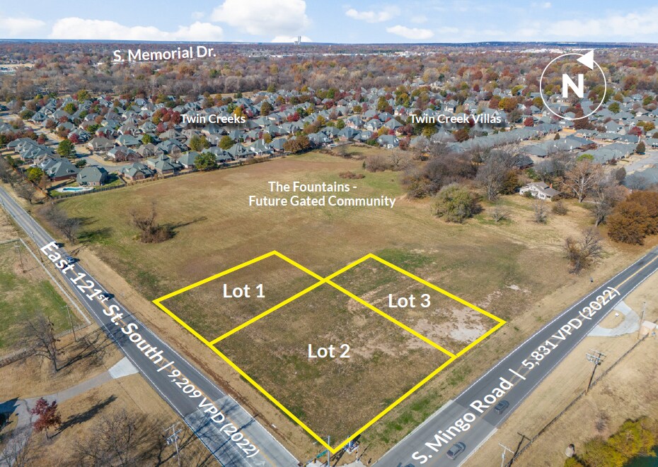 11950 S Mingo Rd, Bixby, OK à vendre Aérien– Image 1 sur 3