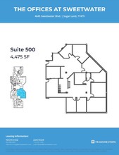 4675 Sweetwater Blvd, Sugar Land, TX à louer Plan d’étage– Image 1 sur 1