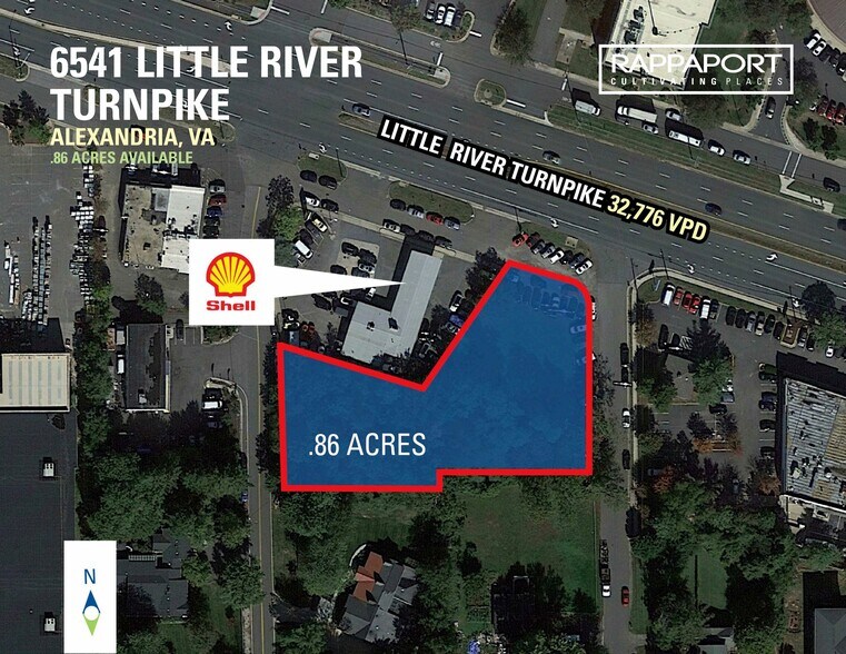 6541 Little River Tpke, Alexandria, VA à louer - Plan de site – Image 2 sur 2
