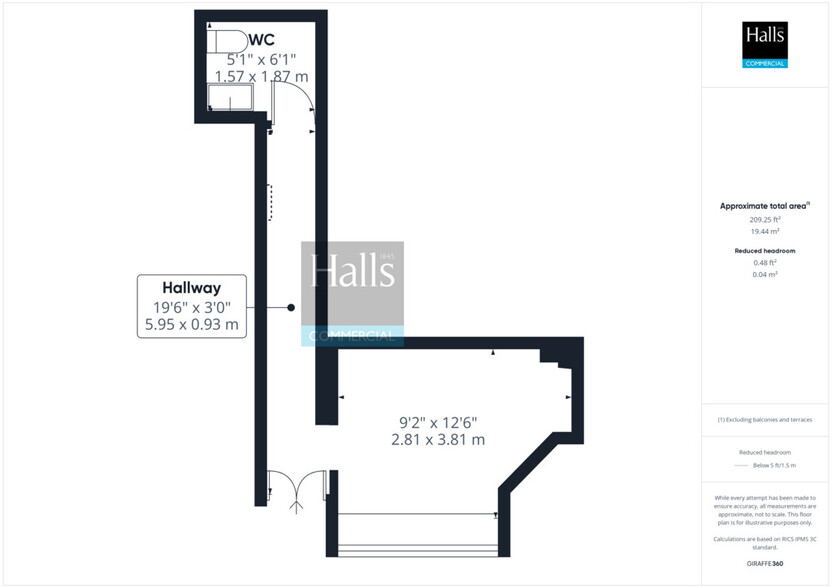 44-45 High St, Bridgnorth à louer - Plan d’étage – Image 3 sur 5