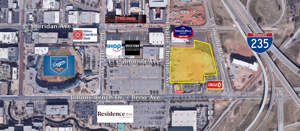100 S Charlie Christian Ave, Oklahoma City, OK à vendre - Aérien – Image 1 sur 1