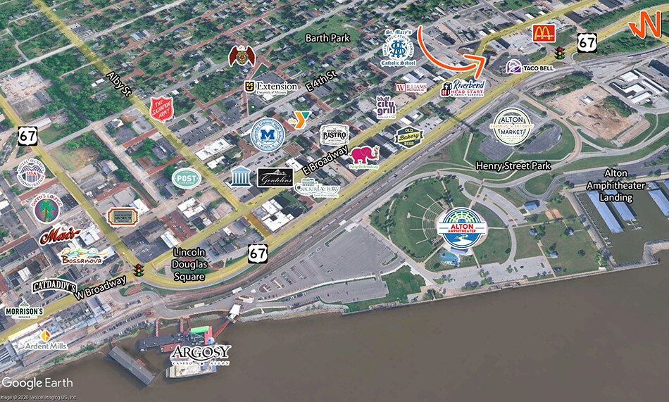 601-611 E Broadway St, Alton, IL à louer - Photo de l’immeuble – Image 2 sur 5
