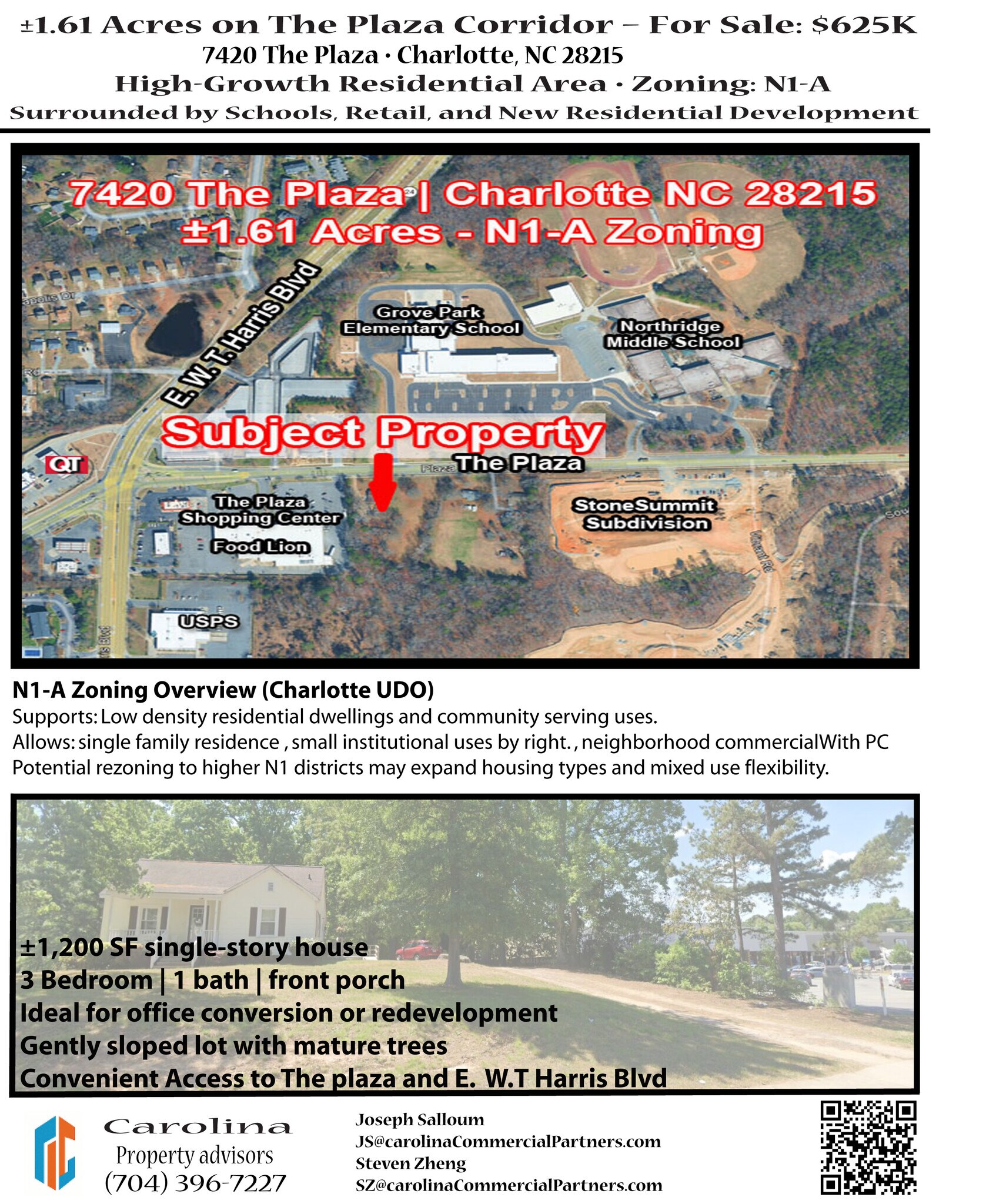 7420 The Plaza Rd, Charlotte, NC à vendre Photo de l’immeuble– Image 1 sur 12