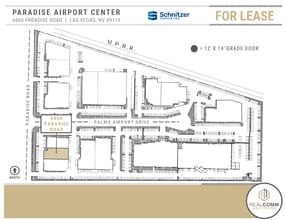 1110 Palms Airport Dr, Las Vegas, NV à louer Plan de site– Image 2 sur 4