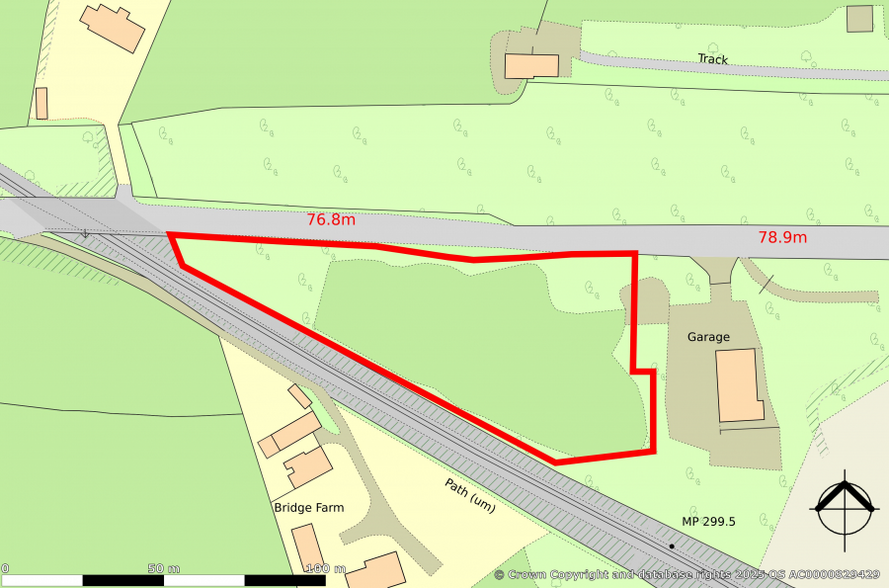 The Old Trihorn, Newquay à vendre - Plan de site – Image 1 sur 1