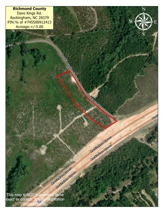 Plus de détails pour 0 TBD I 74 - Dave Kings Rd Rd, Rockingham, NC - Terrain à vendre