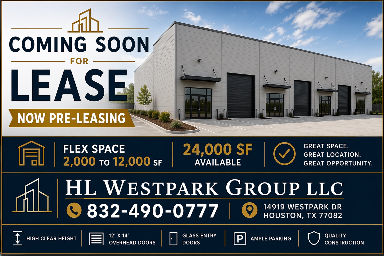 14919 Westpark Dr, Houston, TX à louer Photo de l’immeuble– Image 1 sur 1