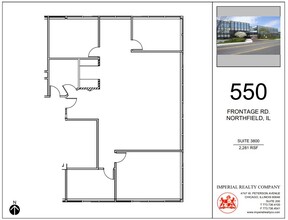 540-550 W Frontage Rd, Northfield, IL à louer Plan d’étage– Image 1 sur 5