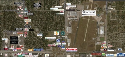 101 S Webb Rd, Wichita, KS - VUE AÉRIENNE vue de carte