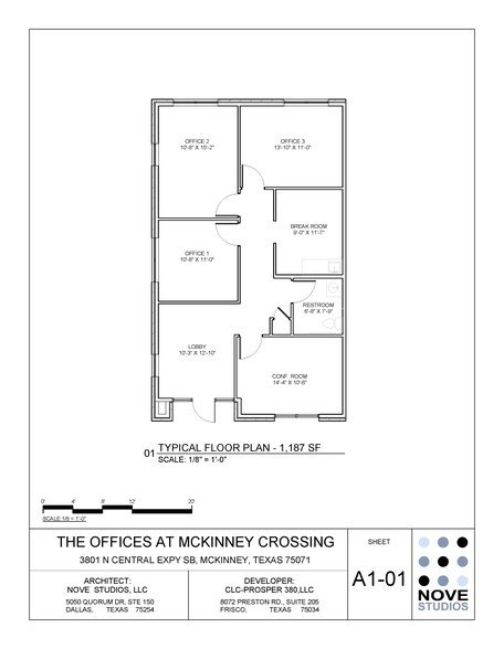 3801 N Central Expy, McKinney, TX à louer - Plan d’étage – Image 2 sur 16