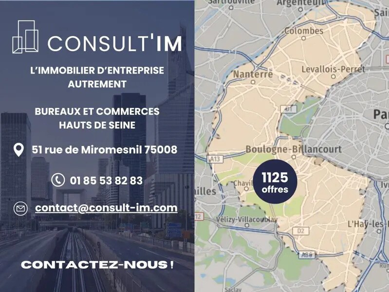 Bureau dans Boulogne-Billancourt à vendre Photo de l’immeuble– Image 1 sur 10