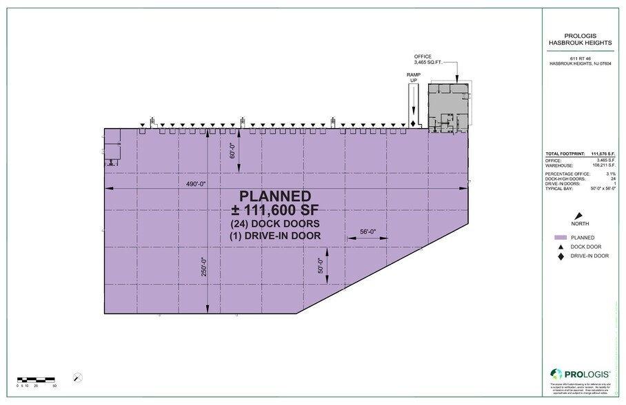611 State Route 46 W, Hasbrouck Heights, NJ à louer - Plan de site – Image 2 sur 2