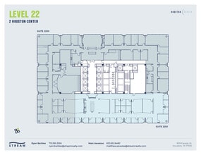 909 Fannin St, Houston, TX à louer Plan d’étage– Image 1 sur 1
